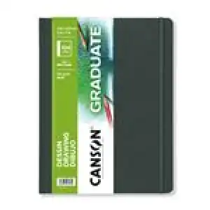 Cuaderno Canson Graduate Dibujo Fino 21,6x27,9cm 52 hojas 160g