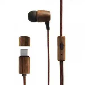 Energy Sistem - Auriculares De Botón Earphones Eco Walnut Wood