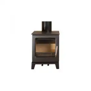 Fundicio - Estufa De Leña De Hierro Fundido Modelo Olga De 4,3 Kw