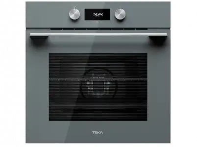 Horno - Teka HLB 8400 P GREY, Multifunción, Pirolítico, 70 l, 60 cm, Encastrable, Inox