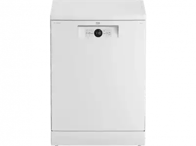 Lavavajillas - Beko BDFN26440WC, 16 servicios, 6 programas, Tercera bandeja, 59.8 cm, Blanco