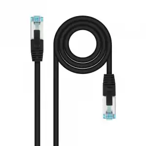 Nanocable Cable de Red Cat.7 600MHz LSZH SFTP PIMF AWG26 25cm Negro