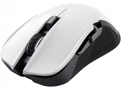 Ratón gaming - Trust GXT 923 Ybar, 6 botones, Hasta 10 m, USB-C, Wireless, 7200 ppp, Blanco