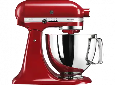 Robot amasador - Kitchen-Aid Artisan 5KSM125EER, 300W, Rojo