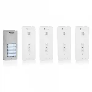 Smartwares DIC-21142 Intercomunicador 4 Apartamentos