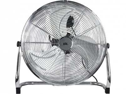 Ventilador industrial - OK OFF 40323, 80 W, 3 velocidades, aspas, 63.3 dB(A), Plata