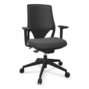 Actiu Efit 10 Silla de Oficina Respaldo Alto Negra