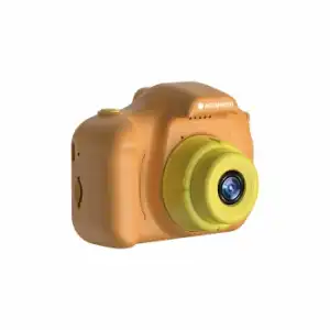 Agfa Photo Realikids Cam Mini - Cámara Para Niños, Hd 720p, Lcd 2, Batería De Litio - Naranja Y Amarillo