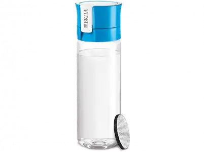 Botella - Brita fill&go Vital, Con filtro de agua, Capacidad 600 ml, Azul