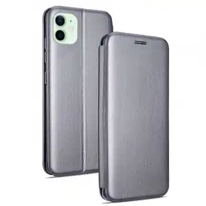 Cool Funda Flip Cover Elegance Plata para iPhone 12/12 Pro