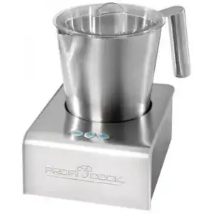 Espumador De Leche Automático, Acero Inoxidable, Calentamiento Integrado, Adecuado Chocolate Plata 600w Proficook Ms 1032