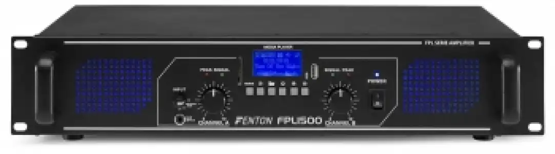 Fenton Fpl1500 Amplificador Digital Led Azules + Eq)