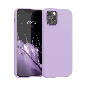 Icoveri Funda de Silicona Morada Compatible con iPhone 12 Pro Max