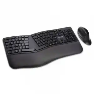 Kensington Pro Fit Ergo Pack Teclado + Ratón Inalámbricos Negro