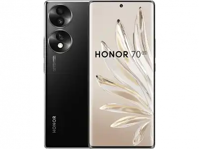 Móvil - HONOR 70, Black, 256 GB, 8 6.67" Full HD, Qualcomm Snapdragon 778G Plus 5G, Triple Cam 54MP, 4800mAh, Dual Sim