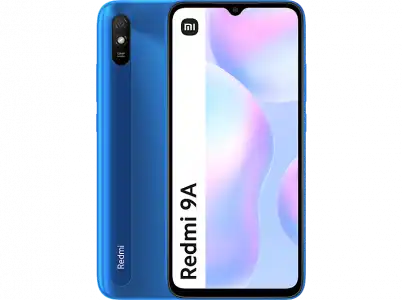 Móvil - Xiaomi Redmi 9A, Light Blue, 32 GB, 2 GB RAM, 6.53" HD+, MediaTek Helio G25, 5000 mAh, Android