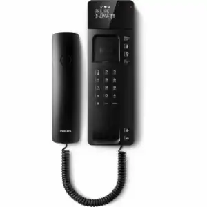 Philips - Teléfono Con Cable Single M110B Dect Negro