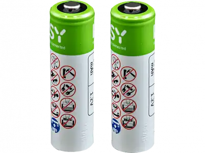 Pilas recargables - ISY IAB-1003, NiMH Níquel-Metalhídrido, 800 mAh, 2 pilas AAA