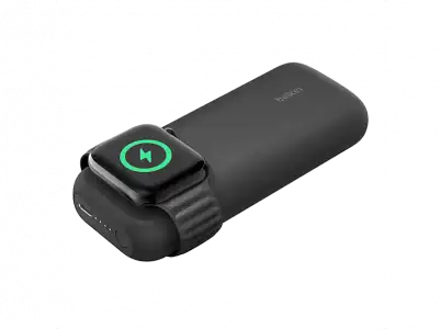 Powerbank - Belkin BoostCharge Pro, 10000 mAh, Compatible con Apple, USB-C, Negro