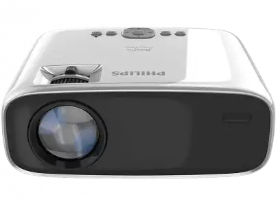 Proyector - Philips NeoPix EASY PLAY, LED, WVGA, 30000 h, Wi-Fi, Bluetooth, USB, HDMI, VGA, Gris