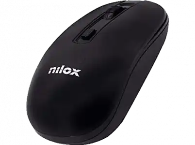 Ratón inalámbrico - Nilox NXMOWI2001, Bluetooth, Inalámbrico, 1.000 dpi, Negro