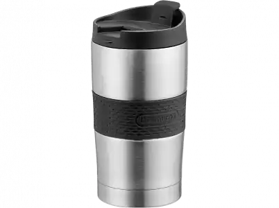 Termo - De'Longhi DLSC074, Acero inoxidable, 0.3 l, Funda de silicona, Plata