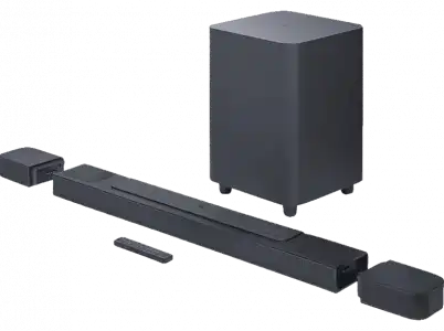 Barra de sonido - JBL Bar 800, Bluetooth, Subwoofer, 720 W, Canales 5.1.2, Negro