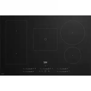 Beko HII85770UFT Placa de Inducción 5 Zonas 80cm Negra