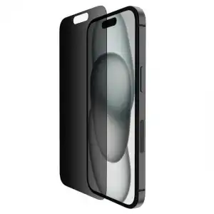 Belkin - Protector de pantalla Belkin Tempered Glass Privacy para iPhone 15 / 14 Pro.