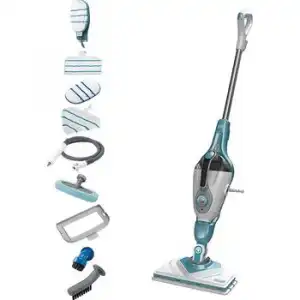 Black+decker Limpiador Trapeador A Vapor 1600w Azul - Bhsm166dsmqs