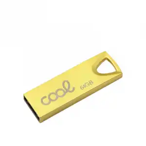 Cool 64GB USB 2.0 Metal Dorado