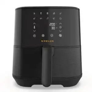 Freidora Sin Aceite 5.5l Newlux Air Power V55 Negro Negro