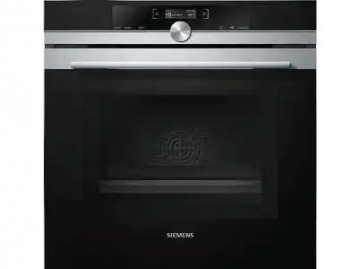 Horno - Siemens HM633GBS1 Con microondas, Multifunción, 67 litros, Grill Simultáneo