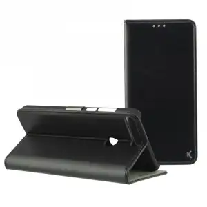 Ksix Funda Folio Standing para Huawei Y7 2018 Negro