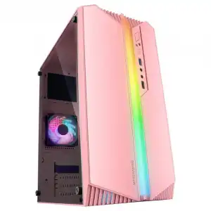 Mars Gaming MC-S1 Caja PC Micro-ATX ARGB USB 3.0 con Ventana Rosa