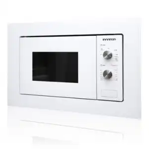 Microondas De Integración Infiniton Imw-white1720 - Cristal Templaco Blanco, 20l., Grill, 800w/1000w