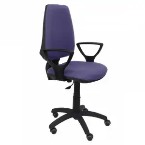 Piqueras y Crespo Elche CP Bali Silla de Oficina Brazos Fijos Ruedas de Parquet Azul Claro