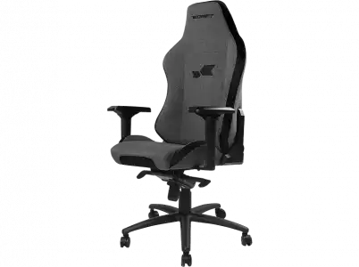 Silla gaming - Drift DR275, Acolchado extra y ajustable (4D), Tela, 150kg, Giratorio