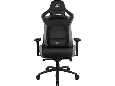 Silla gaming - Drift DR600, Reposabrazos 4D, Hasta 150 kg, Cojín cervical y lumbar, Reclinable, Gris