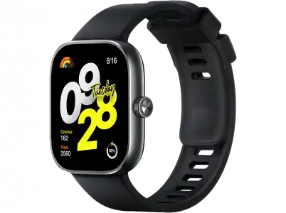 Smartwatch - Xiaomi Redmi Watch 4, Bluetooth, Hasta 20 días, Multideporte, Negro obsidiana