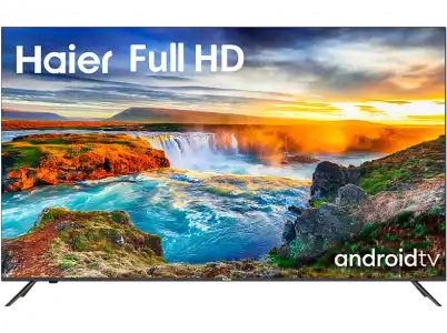 TV LED 32" - Haier K7 Series H32K702FG, Smart (Android 11), Full HD, Direct LED, Dolby Audio, remote control, Negro